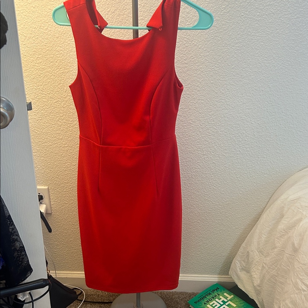 Lulu's Vibrant Red Mini Dress